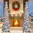 HMASYO 150 cm Pop-Up Lametta Weihnachtsbaum mit 50 Timer-Lichtern, Buntes Silber Zusammenklappbarer Künstlich Schlanken Weihnachtsbaum für den Innenbereich, Zuhause Wohnung Kamin mit Festdekoration