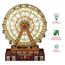 Mr. Christmas World's Fair Grand Riesenrad musikalische animierte Weihnachtsdekoration für den Innenbereich, 38,1 cm, Gold