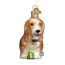 Old World Christmas Christbaumschmuck: Hunde-Kollektion, Glasornamente für Weihnachtsbaum Basset Hound 1.5 x 3 Glitzer Braun