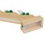 Idena 8582092 - LED Adventsleuchter mit 7 LED Kerzenlichtern in Warmweiß, Schwibbogen aus naturfarbenem Holz, batteriebetrieben, Deko für Innen, als Winter-, Advents- und Weihnachtsdeko