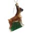 Old World Christmas Ornaments: Hundekollektion Glasornamente für Weihnachtsbaum Boxer Dog, braun, 4