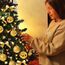 Weihnachtsbaum künstlich (WBD) 150 cm grün mit Weihnachtsdeko Gold und Led Lichterkette mit Batteriebox und Fernbedienung künstlicher Christbaum klein Tannenbaum