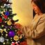 Weihnachtsbaum künstlich (WBD) 120 cm grün mit Weihnachtsdeko bunt und Led Lichterkette mit Batteriebox und Fernbedienung künstlicher Christbaum klein Tannenbaum