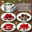 Weihnachtsbaum künstlich (WBD) 150 cm grün mit Weihnachtsdeko rot und Led Lichterkette mit Batteriebox und Fernbedienung künstlicher Christbaum klein Tannenbaum