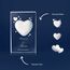 LOOXIS Personalisierte 3D Herz-Gravur im Glas – versch. Motive, Namen, Wunsch-Text – Geschenk-Idee zu Weihnachten, Valentinstag, Jahrestag – für Partner/in, Frauen, Männer – S