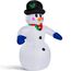 MONZANA® Aufblasbarer Schneemann XXL 240cm LED Beleuchtet Befestigungsmaterial IP44 Außen Witterungsbeständig Weihnachtsdeko Weihnachtsfigur Christmas