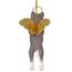 Christbaumschmuck - Ehren Die Feline graue Tabby-Feiertags-Engels-Katzenornamente