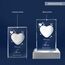 LOOXIS Personalisierte 3D Herz-Gravur im Glas – versch. Motive, Namen, Wunsch-Text – Geschenk-Idee zu Weihnachten, Valentinstag, Jahrestag – für Partner/in, Frauen, Männer – S