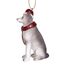 Design Toscano Siberischer Husky Festtagshund Weihnachtsbaumverzierung Festtagsdekoration, Polyresin, vollfarbe, 8 cm