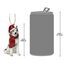 Design Toscano Siberischer Husky Festtagshund Weihnachtsbaumverzierung Festtagsdekoration, Polyresin, vollfarbe, 8 cm