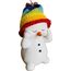 khevga Schneemann Figur Weihnachtsdeko Deko-Figuren Schneemann im 4er Maße ca. 6x6x11 cm