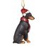 Design Toscano Christmas Ornaments, Weihnachtsdobermann Feiertags-Hundeornamente