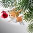 Design Toscano - Katzen-Weihnachtsbaumschmuck - Orange Tabby - Harz - Weihnachten