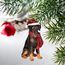 Design Toscano Christmas Ornaments, Weihnachtsdobermann Feiertags-Hundeornamente