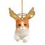 Design Toscano - Katzen-Weihnachtsbaumschmuck - Orange Tabby - Harz - Weihnachten