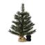 Gartenpirat Künstlicher Weihnachtsbaum 45 cm mit Drahtlichterkette 35 LED warmweiß Christbaum kiefernähnlich mit Frosteffekt beleuchtet batteriebetrieben