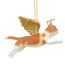 Design Toscano - Katzen-Weihnachtsbaumschmuck - Orange Tabby - Harz - Weihnachten