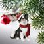 Design Toscano JH576302 Weihnachtsbaumschmuck, Motiv: Boston Terrier