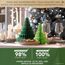 Premium Wiederverwendbare Weihnachtsdeko - Tischdeko Weihnachten/Deko Weihnachten - Papier Weihnachtsbaum Deko - Weihnachtsdeko Innen, Weihnachtsdeko Tisch (Stil 3 (grün))