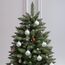 FAIRYTREES Weihnachtsbaum künstlich FICHTE Natur, grüner Stamm, Material PVC, inkl. Holzständer, 150cm