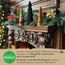 Premium Wiederverwendbare Weihnachtsdeko - Tischdeko Weihnachten/Deko Weihnachten - Papier Weihnachtsbaum Deko - Weihnachtsdeko Innen, Weihnachtsdeko Tisch (Stil 2 (grün, braun))