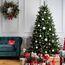 FAIRYTREES Weihnachtsbaum künstlich FICHTE Natur, grüner Stamm, Material PVC, inkl. Holzständer, 150cm