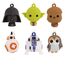 Hallmark Star Wars Characters Miniatur-Weihnachtsschmuck, 6 Stück (0002HCM6129)