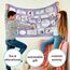 eatsleepdoodle Heldinnen der Geschickte-Tischdecke zum Ausmalen, spielerisches Lernen, waschbar und wiederverwendbar, inkl. 10 auswaschbare Stifte, 130x85cm, 100% Baumwolle