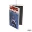 Hallmark Jaws Retro-Video-Kassetten-Etui, Weihnachtsornament aus Kunststoff, Schwarz, Filmthema, Hängend, 4,4 x 8,1 x 3,8 cm