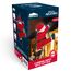 Joiedomi 6 Fuß hoher aufblasbarer Kletter-Weihnachtsmann mit Geschenkbox, aufblasbarer hängender Weihnachtsmann mit integrierter LED für Weihnachtsfeier, Outdoor, Hof, Garten, Rasendekoration