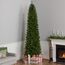 National Tree Company Künstlicher Weihnachtsbaum, 300 cm, unbeleuchtet, Kingswood-Tanne, schlank, 1.715 Zweigspitzen, inklusive Ständer, grün