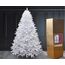 SHATCHI Künstlicher Deluxe-Weihnachtsbaum, schneeweiß, buschig, kaiserliche Kiefer, aufklappbare Zweige 1396, Bleistiftspitzen, mit Metallständer, Weihnachtsdekoration, PVC, 240 cm