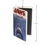 Hallmark Jaws Retro-Video-Kassetten-Etui, Weihnachtsornament aus Kunststoff, Schwarz, Filmthema, Hängend, 4,4 x 8,1 x 3,8 cm