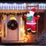 Joiedomi Aufblasbare Weihnachtsdekoration, 1.8 m/ 6FT, mit eingebauter LED, aufblasbar, für Weihnachtsfeiern, Außenbereich, Hof, Garten, Rasendekoration