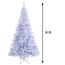 Sunnyglade Künstlicher Premium-Weihnachtsbaum, 1,8 m, Weiß, 1000 Spitzen, einfach zu montieren, mit Weihnachtsbaum-Metallständer für den Innen- und Außenbereich (1,8 m)