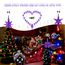 KonohaELF Keramik-Weihnachtsbaum-Ersatz-Leuchtmittel, violett, mittlere Drehung, Kunststoffklammern, Ornamente für Keramikbaum (87 Glühbirnen und 3 Topper-Stern)