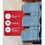 7 Zonen Lattenrost Rhodos® NV | 44 Leisten | Triokautschukkappen | Querholme 100% BUCHE massiv | Mittelgurt | fertig montiert | TÜV/GS Gesichert Geprüft ID 1111212908 | 70 x 200 cm