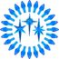 KonohaELF Keramik-Weihnachtsbaum-Ersatzlampen, klein, blau, mittelgroß, gedreht, Kunststoffheringe, Ornamente für Keramikbaum (87 Glühbirnen und 3 Sternspitzen)