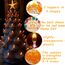 KonohaELF Keramik-Weihnachtsbaum-Ersatz-Leuchtmittel, mittelgroß, gedreht, Kunststoffklammern, Ornamente für Keramikbaum (87 Glühbirnen und 3 Sternspitzen)
