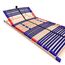 Stabiler Lattenrost 100% BUCHE Lattenrahmen - Kopfteil verstellbar - SCHULTERFRÄSUNG, 7 Zonen, 42 Federleisten, Härte-Regulierung, Mittelgurt - Vario Sleep Best 42® unmontiert (120x200cm)