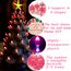 KonohaELF Keramik-Weihnachtsbaum-Ersatz-Leuchtmittel, mittelgroß, gedrehte Kunststoffklammern, Ornamente für Keramikbaum (87 Glühbirnen und 3 Sternspitzen)
