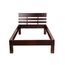 Krok Wood Massivholzbett Julia in Buche, Farbe Dunkle Eiche (90 x 200 cm)