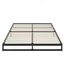 Zinus Trisha 18 cm Metallrahmenbett | Lattenrost | Holzlattenunterstützung | 180 x 200 cm | Schwarz