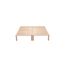 Gigapur G1 26981 Bett | Lattenrost und Bettgestell | Birke Natur Schicht-Holz | Bettrahmen belastbar bis 195Kg | 160 x 200 cm (2 x 80 x 200 cm)