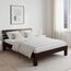 Krok Wood Massivholzbett Julia in Buche, Farbe Dunkle Eiche (140 x 200 cm)