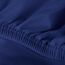 aqua-textil Exclusiv Spannbettlaken 90x200-100x220 cm royal blau Jersey Baumwolle 230g/qm Spannbetttuch Elastan Laken