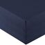 aqua-textil Royal XL Spannbettlaken Boxspringbett Wasserbett 200x220-220x240 cm dunkel blau 210g/qm Jersey Mako Baumwolle Elasthan Spannbetttuch