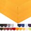 aqua-textil Royal Spannbettlaken Boxspringbett Wasserbett 180x200-200x220 cm mais gelb 210g/qm Jersey Mako Baumwolle Elasthan Spannbetttuch