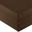 aqua-textil Royal Spannbettlaken Boxspringbett Wasserbett 180x200-200x220 cm dunkel braun 210g/qm Jersey Mako Baumwolle Elasthan Spannbetttuch