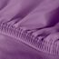 aqua-textil Exclusiv Spannbettlaken 200x220-220x240 cm Flieder Jersey Baumwolle 230g/qm Spannbetttuch Elastan Laken